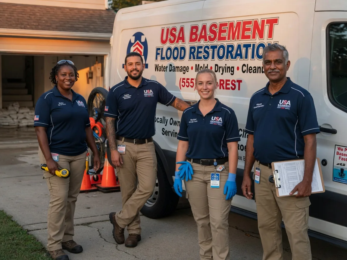 Basement Flood Cleanup company in Gillespie, IL